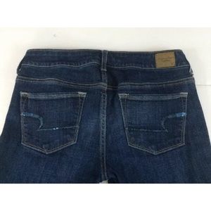 American Eagle Womens Skinny Kick Jeans 10 Short
